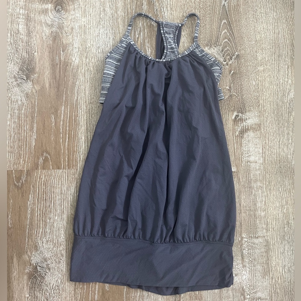 Gray Lululemon Racerback Tank Top
